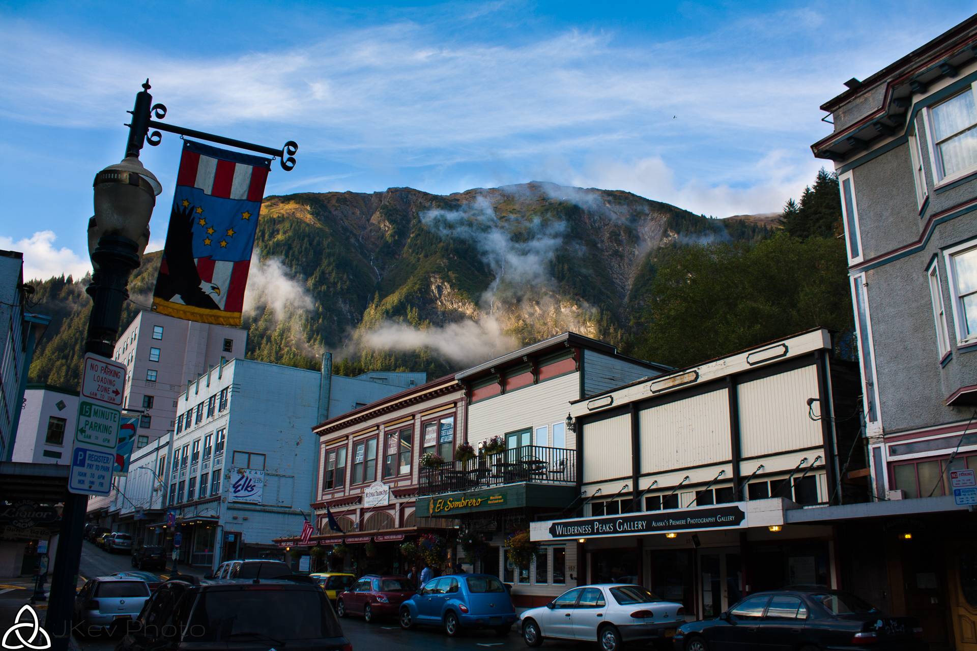 Downtown Juneau and Mount Juneau